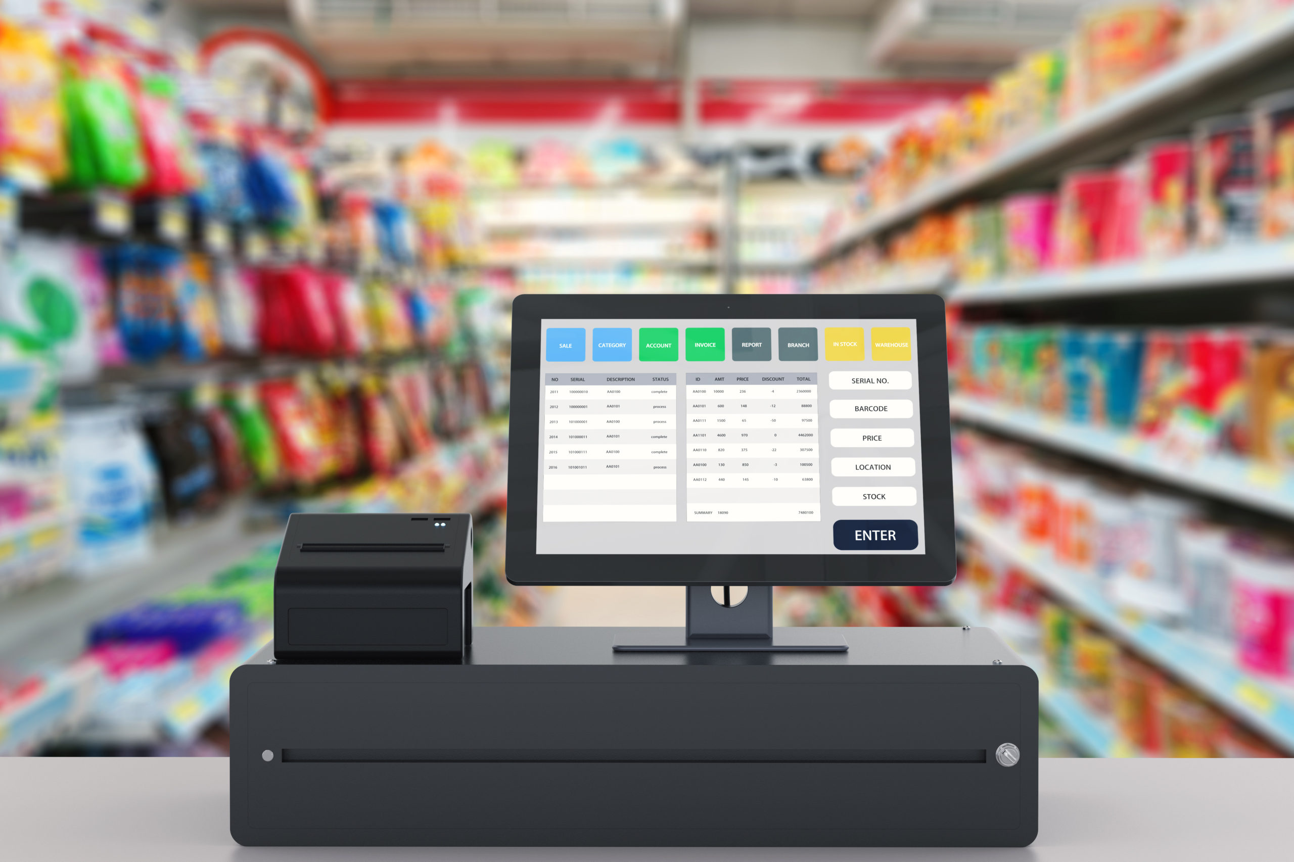 Cash registers /technology upgrades